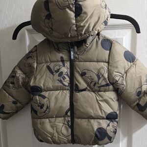 H&M Kids Disney Puffer Jacket Size 18 Months